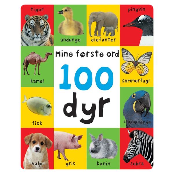 Mine første ord. 100 dyr