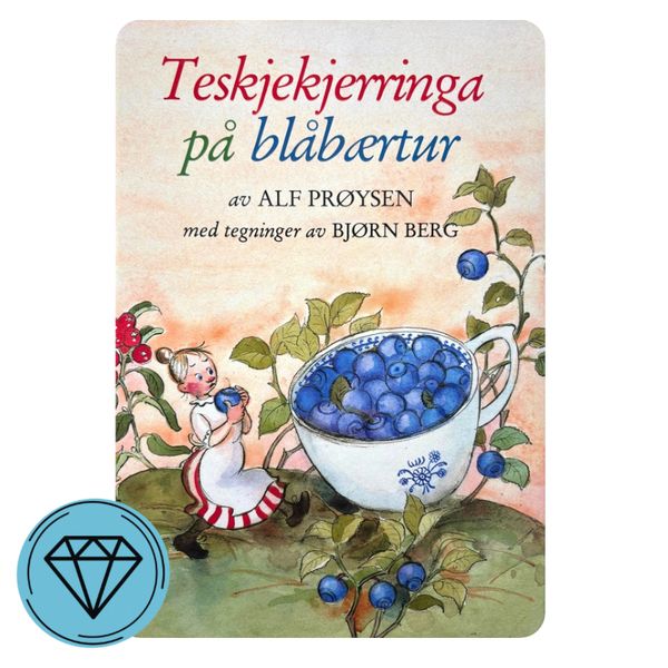 Teskjekjerringa på blåbærtur 